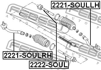 Купить Febest 2222-SOUL по низкой цене в Украине!