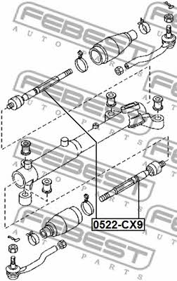 Купить Febest 0522CX9 – отличная цена на EXIST.UA!