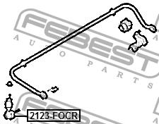 Стійка стабілізатора заднього Febest 2123-FOCR