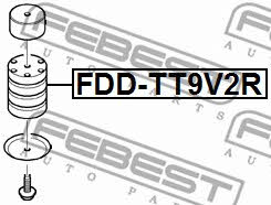 Відбійник ресори Febest FDD-TT9V2R