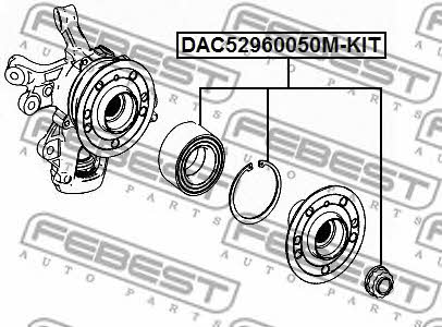 Купить Febest DAC52960050MKIT – отличная цена на EXIST.UA!
