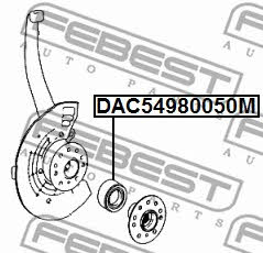 Купити Febest DAC54980050M за низькою ціною в Україні!