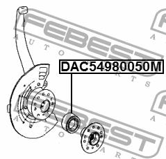 Купити Febest DAC54980050M – суперціна на EXIST.UA!