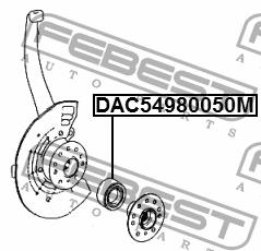 Купить Febest DAC54980050M по низкой цене в Украине!