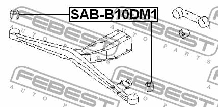 Febest Сайлентблок балки – цена 303 UAH