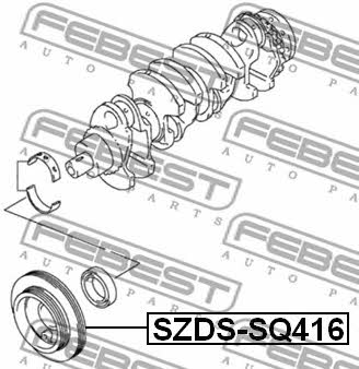 Купить Febest SZDS-SQ416 по низкой цене в Украине!