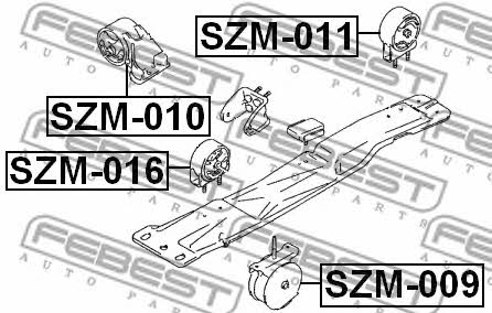 Купити Febest SZM011 – суперціна на EXIST.UA!
