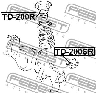 Купить Febest TD-200SR по низкой цене в Украине!