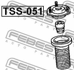 Опора переднього амортизатора Febest TSS-051