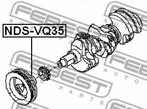 Шкив коленчатого вала Febest NDS-VQ35