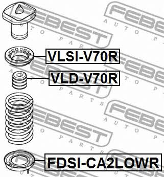 Купити Febest VLSIV70R – суперціна на EXIST.UA!