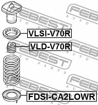 Купити Febest VLSI-V70R за низькою ціною в Україні!