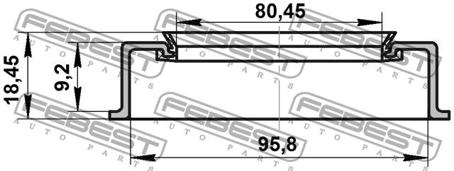Купить Febest 95ADS81960918X – отличная цена на EXIST.UA!