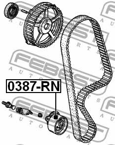 Ролик ременя ГРМ Febest 0387-RN