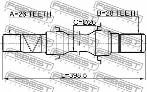 Купить Febest 0512-M2ATRH по низкой цене в Украине!