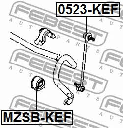 Купити Febest 0523KEF – суперціна на EXIST.UA!