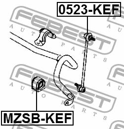 Купити Febest 0523-KEF за низькою ціною в Україні!