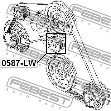 Купить Febest 0587LW – отличная цена на EXIST.UA!