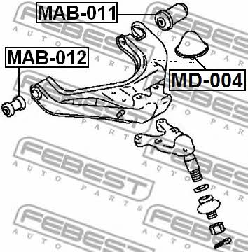 Купить Febest MAB-011 по низкой цене в Украине!
