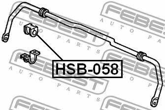 Купити Febest HSB-058 за низькою ціною в Україні!