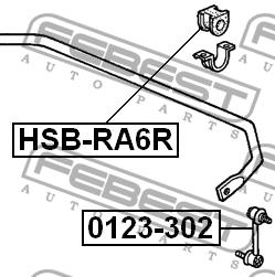 Купить Febest HSBRA6R – отличная цена на EXIST.UA!