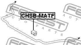 Втулка стабілізатора переднього Febest CHSB-MATF