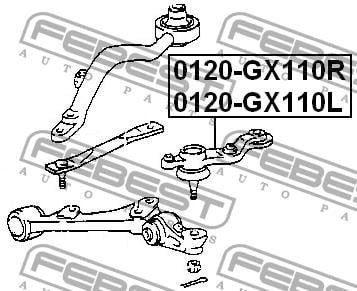 Шаровая опора Febest 0120-GX110R