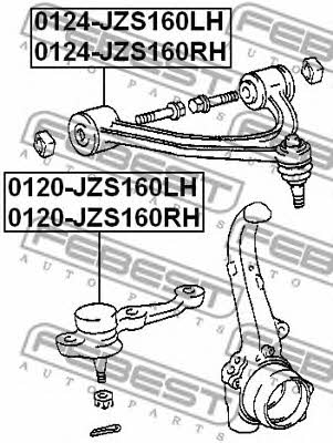 Купить Febest 0120JZS160RH – отличная цена на EXIST.UA!