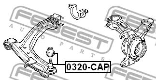 Шаровая опора Febest 0320-CAP