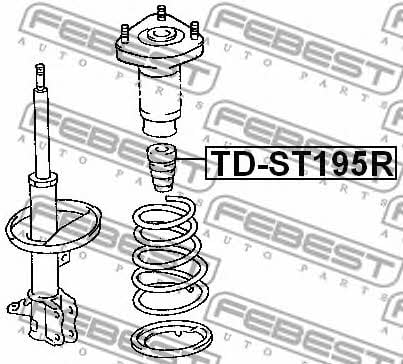 Купить Febest TDST195R – отличная цена на EXIST.UA!