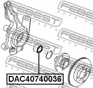 Купити Febest DAC40740036 – суперціна на EXIST.UA!
