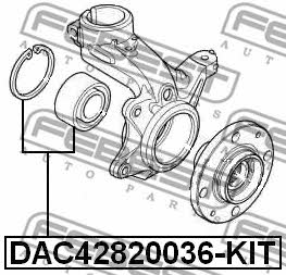 Купить Febest DAC42820036-KIT по низкой цене в Украине!