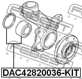 Купить Febest DAC42820036KIT – отличная цена на EXIST.UA!