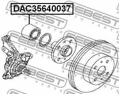 Купити Febest DAC35640037 – суперціна на EXIST.UA!