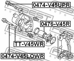 Купить Febest 0476-V45R по низкой цене в Украине!