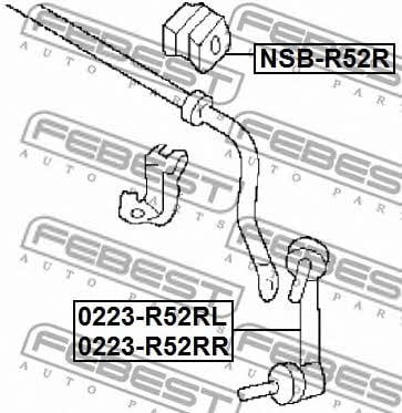 Купить Febest 0223-R52RR по низкой цене в Украине!