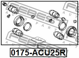 Ремкомплект суппорта Febest 0175-ACU25R