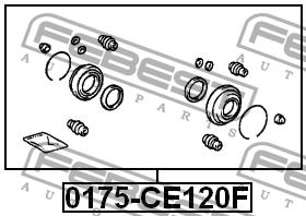 Купить Febest 0175CE120F – отличная цена на EXIST.UA!