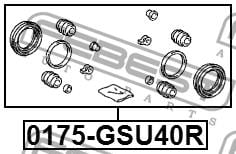 Ремкомплект суппорта Febest 0175-GSU40R