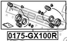 Купить Febest 0175-GX100R по низкой цене в Украине!