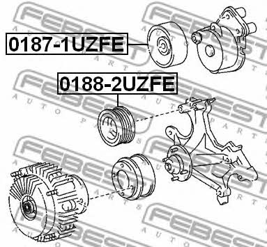Купить Febest 0187-1UZFE по низкой цене в Украине!