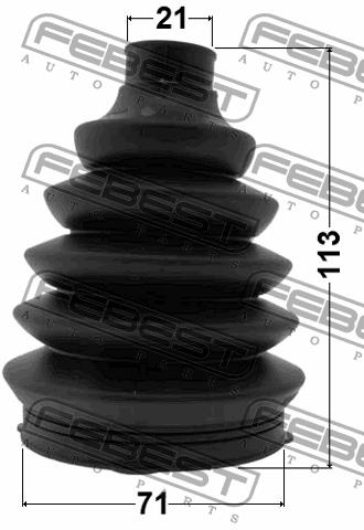 Купити Febest 1817P-CORD за низькою ціною в Україні!