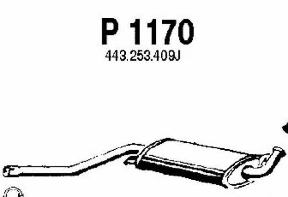 Fenno P1170 Глушник, середня частина P1170: Купити в Україні - Добра ціна на EXIST.UA!
