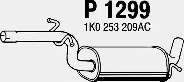 Fenno P1299 Глушник, середня частина P1299: Купити в Україні - Добра ціна на EXIST.UA!