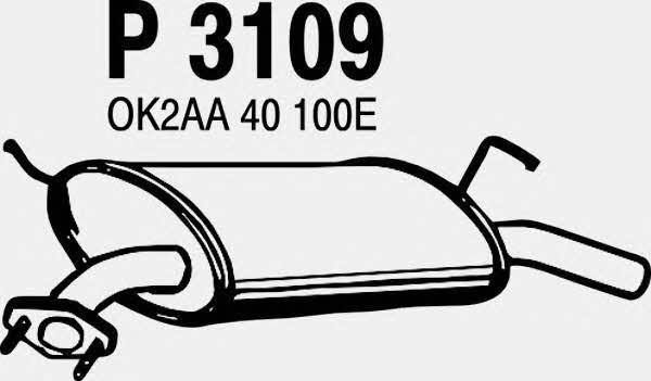 Fenno P3109 Глушник, задня частина P3109: Купити в Україні - Добра ціна на EXIST.UA!