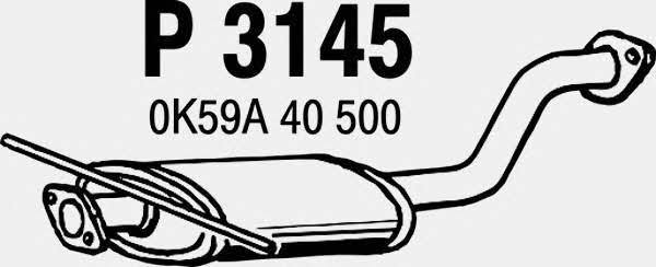 Fenno P3145 Глушник, середня частина P3145: Купити в Україні - Добра ціна на EXIST.UA!