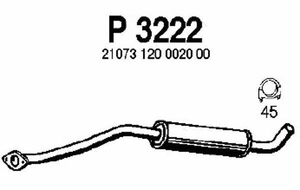 Fenno P3222 Глушник, середня частина P3222: Купити в Україні - Добра ціна на EXIST.UA!