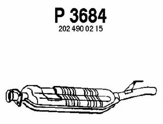 Fenno P3684 Глушник, середня частина P3684: Купити в Україні - Добра ціна на EXIST.UA!