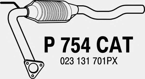Fenno P754CAT Каталізатор P754CAT: Купити в Україні - Добра ціна на EXIST.UA!