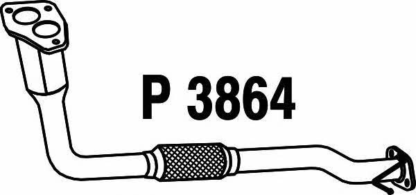 Fenno P3864 Вихлопна труба P3864: Купити в Україні - Добра ціна на EXIST.UA!